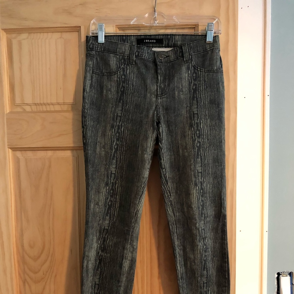 J Brand wood grain jeans sz 26
